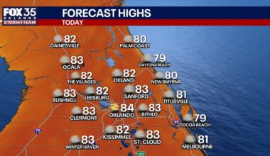 Orlando weather: Warm start to the weekend, chilly changes ahead