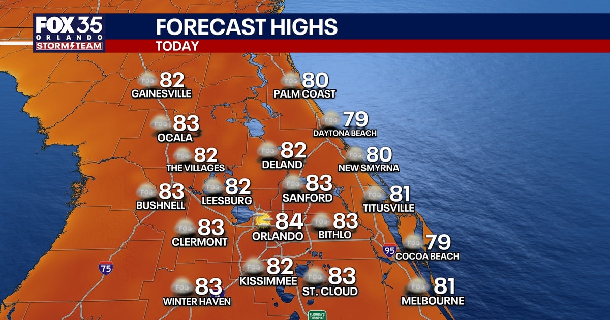 Orlando weather: Warm start to the weekend, chilly changes ahead