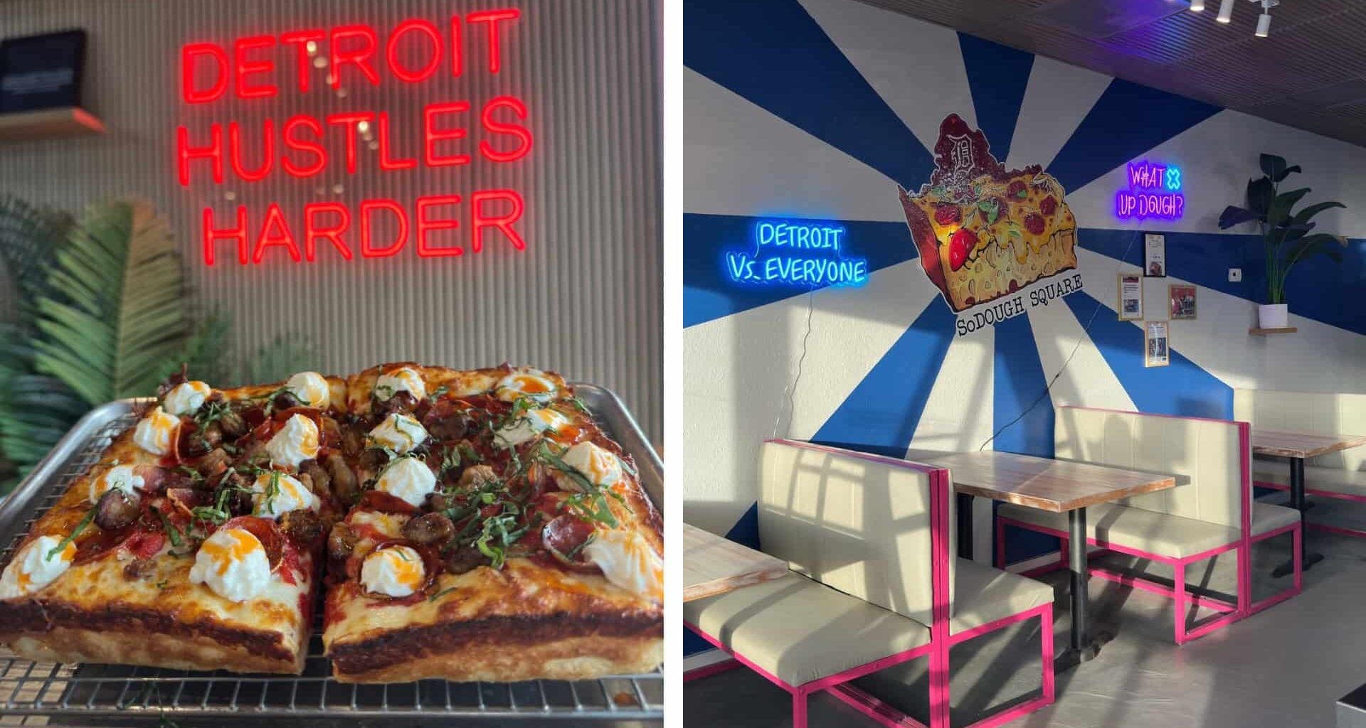 Detroit-style pizza joint SoDough Square opens on 4th Street