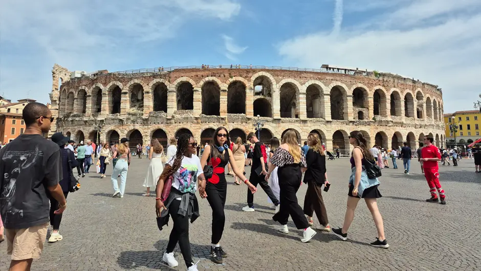 University of Miami students in Italy