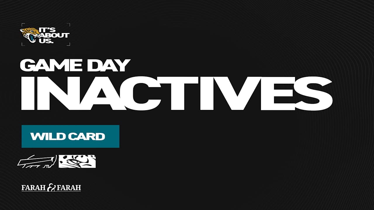 BUF vs. JAX: Wild Card Inactives