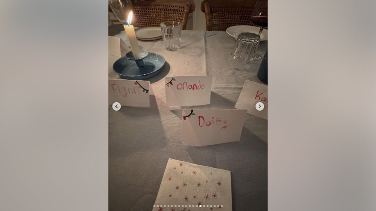 Bloom and his son Flynn joined Perry and Daisy for a dinner.