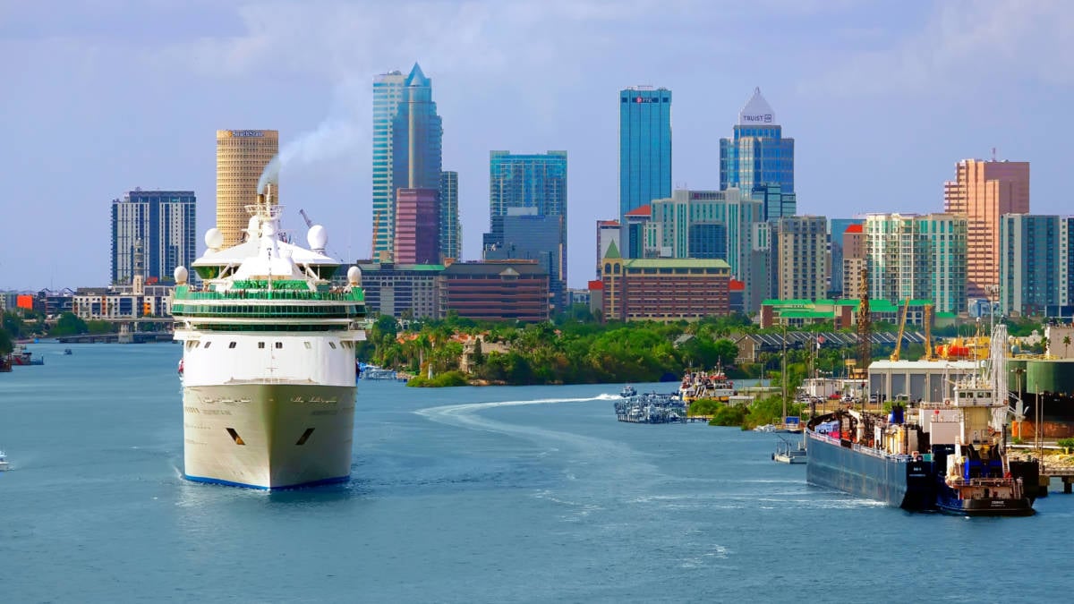 Royal Caribbean Ship in Tampa, Florida