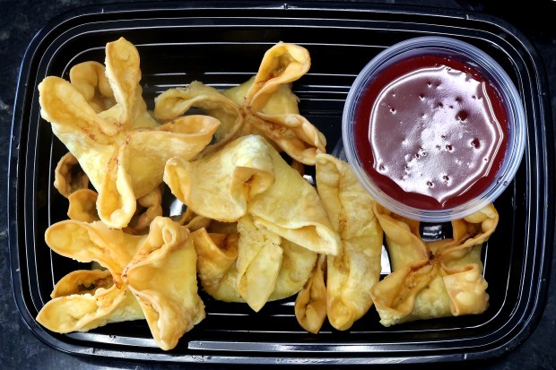 Fried Crab Rangoon at the Bamboo Wok in Coconut Creek on Tuesday, January 6, 2026. The Best of South Florida Dining series winner for Chinese takeout is Bamboo Wok with locations in Boca Raton, Boynton Beach and Coconut Creek. (Mike Stocker/South Florida Sun Sentinel)