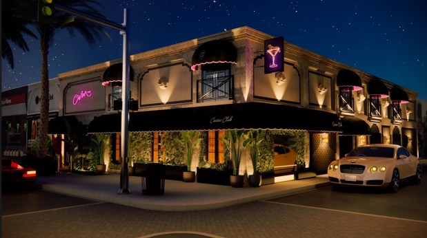 The 4,200-square-foot Caviar Club, a steak-and-caviar restaurant featuring American classic dishes, martinis and high-end wines, will take over the former Unique Treasures building on the corner of Las Olas Boulevard and Southeast Ninth Avenue. (Falsetto Hospitality / Courtesy) (Falsetto Hospitality / Courtesy)