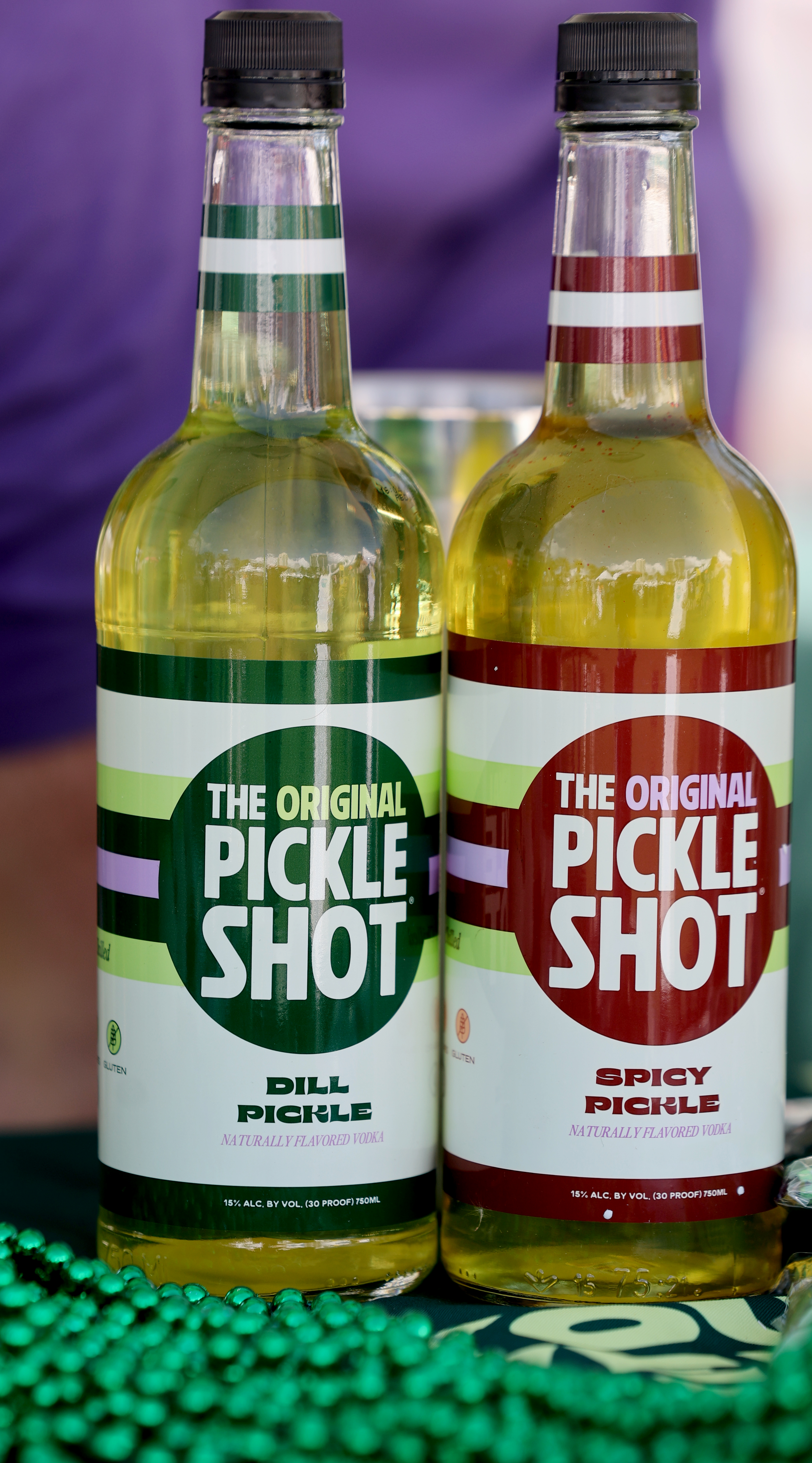 Pickle shots at the Visit Lauderdale Food and Wine Festival...