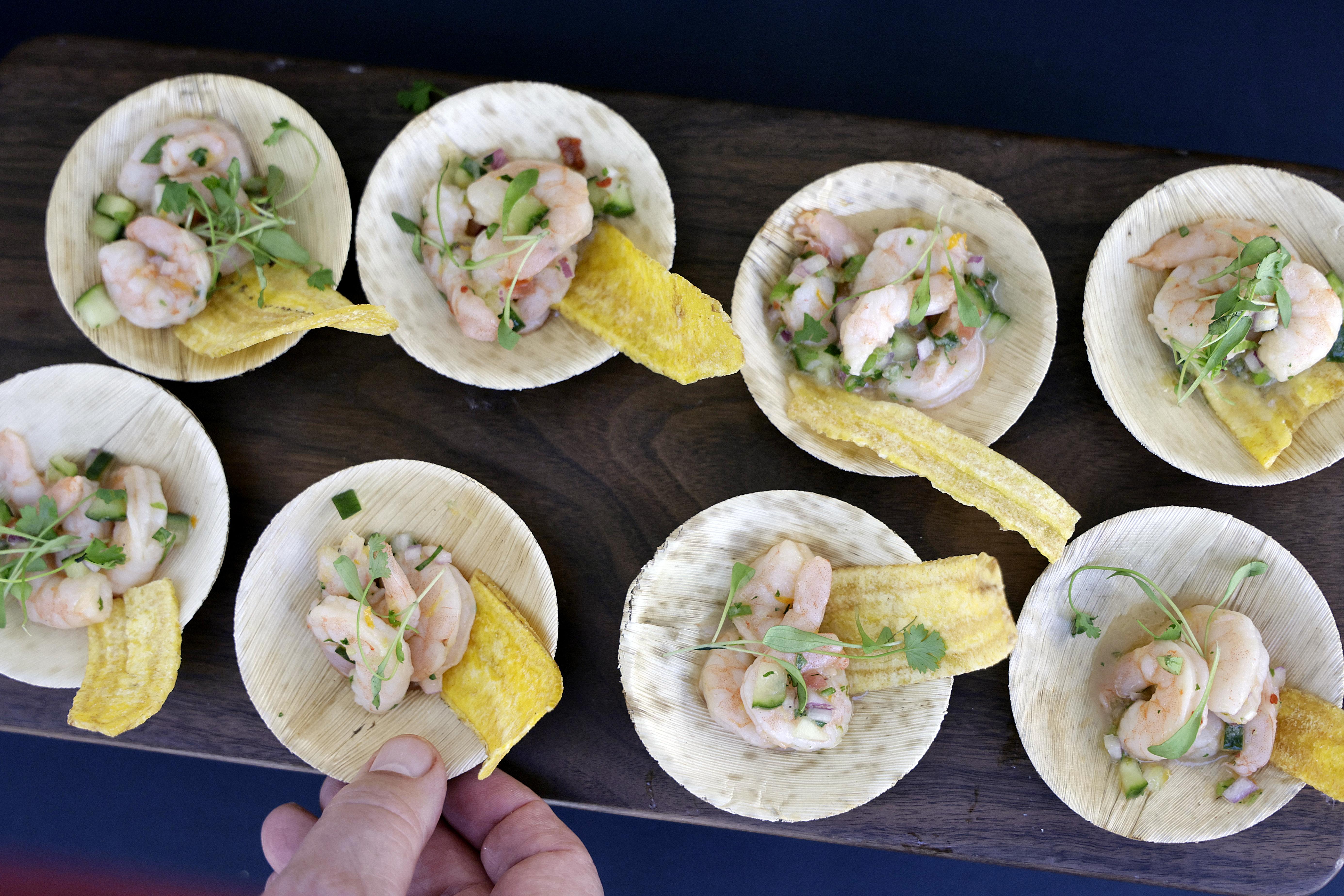 Coconut Shrimp ceviche from Omni during the Visit Lauderdale Food...