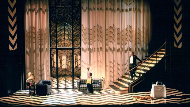 Florida Grand Opera acquired the set for "Die Fledermaus" from the Washington National Opera. (Florida Grand Opera/Courtesy)
