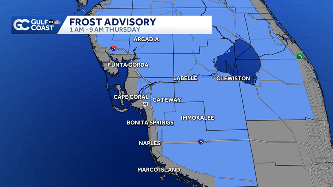 frost advisory