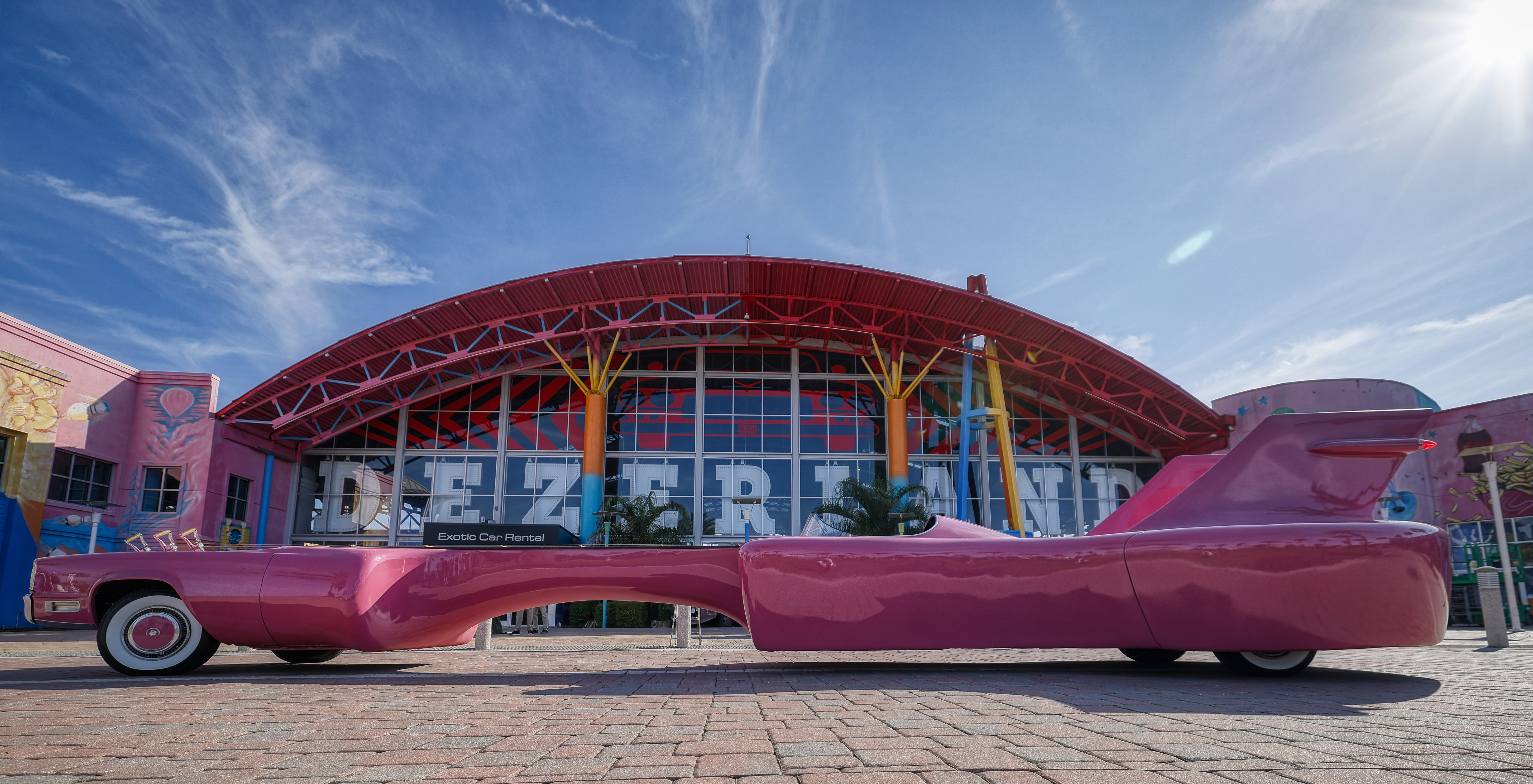 Media preview of the restored Elvis guitar-shaped car, that is...