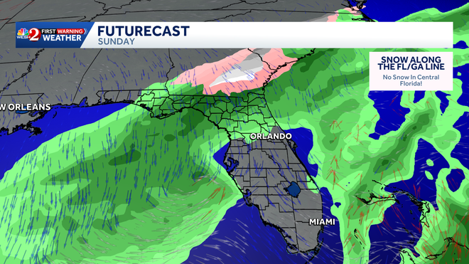 tracking potential snow in florida