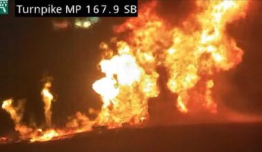 Car fire closes Florida's Turnpike in Fort Pierce