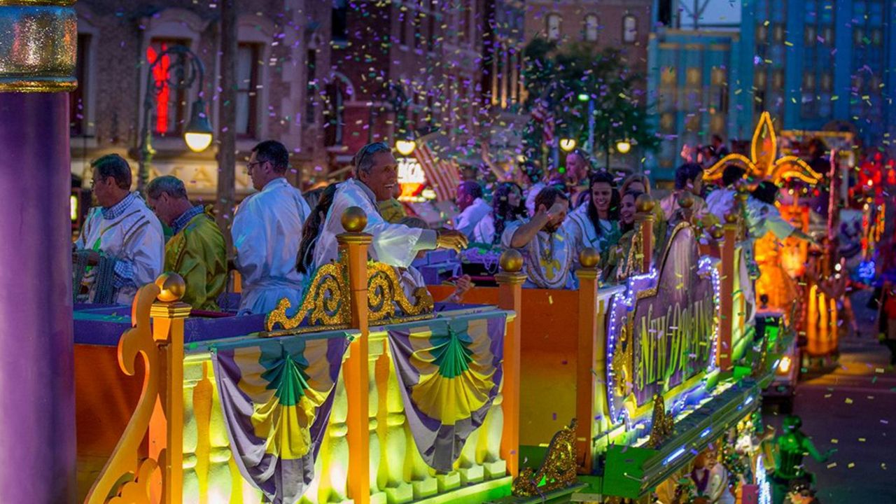 Universal Orlando's special event, Universal Mardi Gras: International Flavors of Carnaval, will run from February 7 through April 4. (Photo: NBCUniversal)