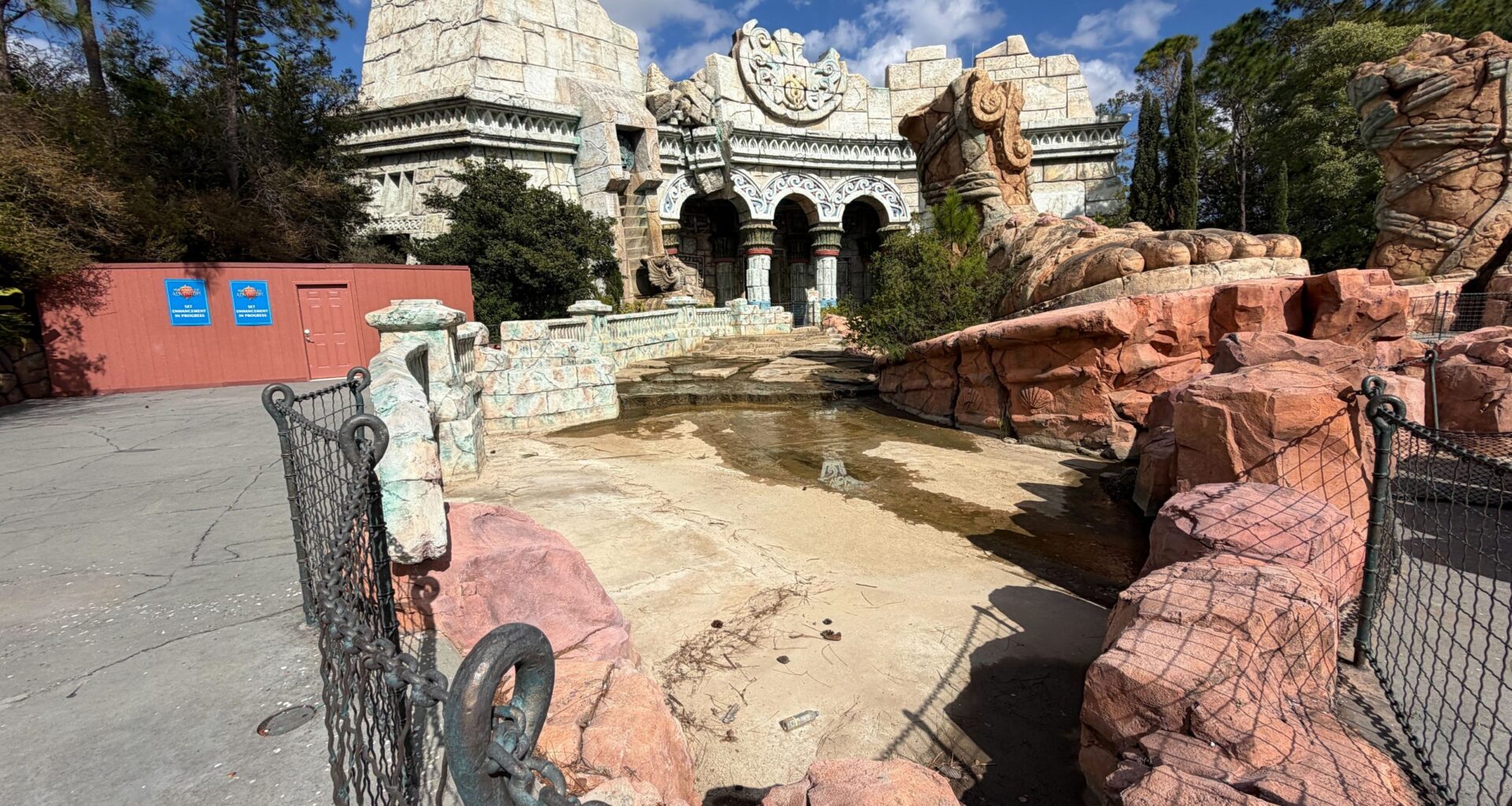 Minor construction projects continue in The Lost Continent at Universal Islands of Adventure as Universal prepares for something new.
