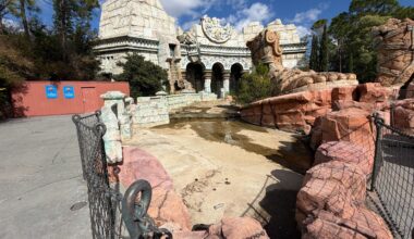 Minor construction projects continue in The Lost Continent at Universal Islands of Adventure as Universal prepares for something new.