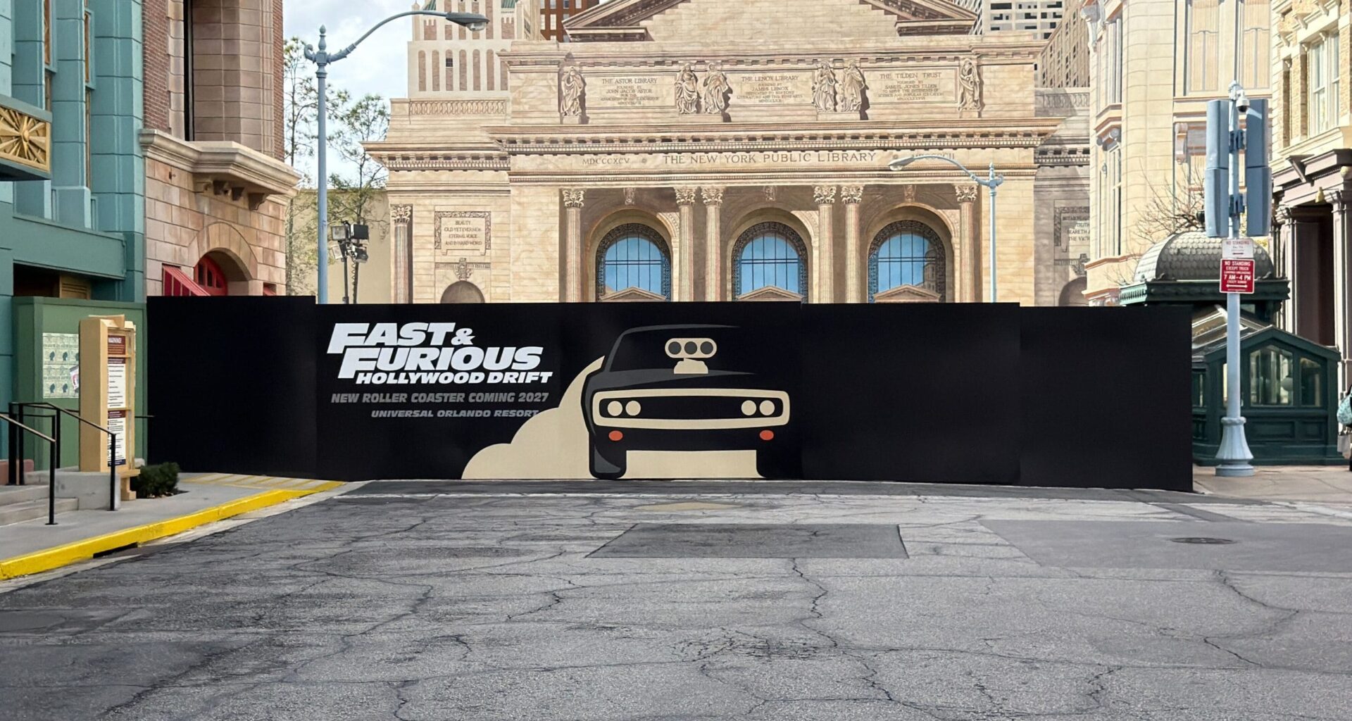 Structure Rises for Fast & Furious Hollywood Drift at Universal Orlando