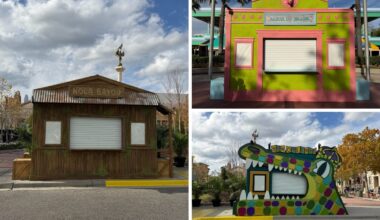 First Mardi Gras Booths Appear at Universal Studios Florida