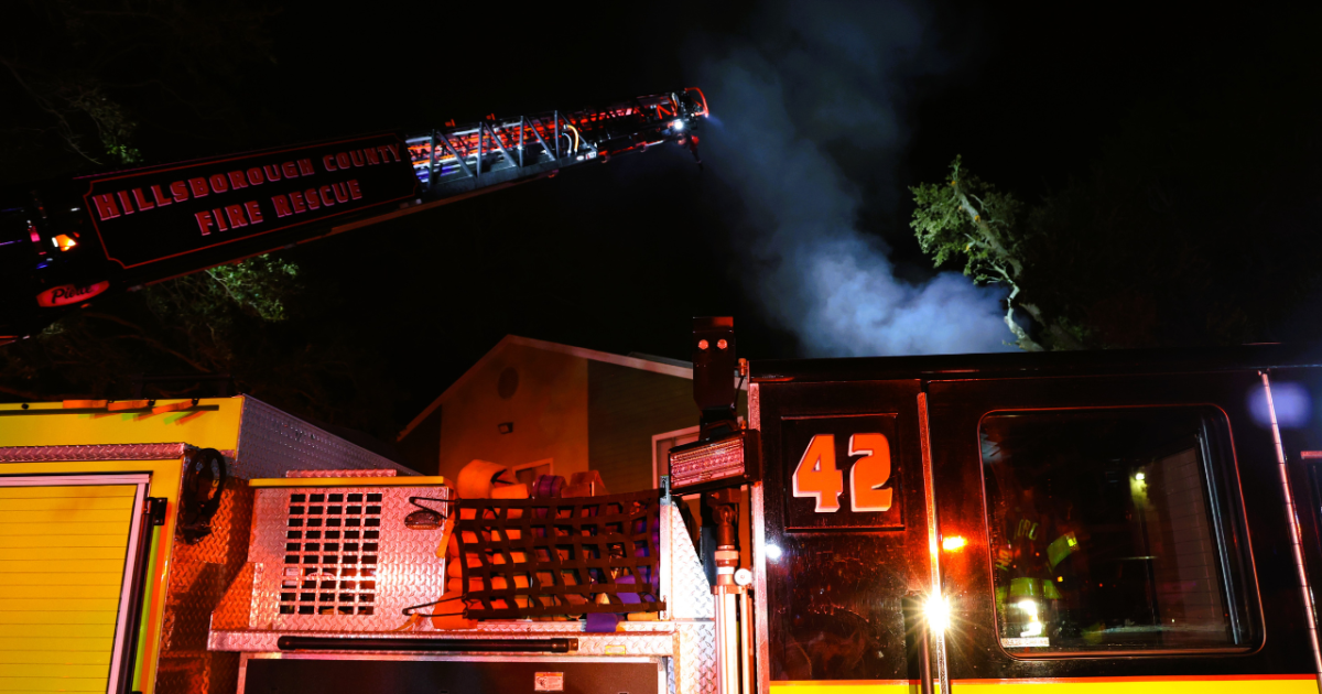 2-alarm fire at Tampa apartment structure: HCFR