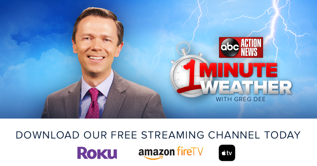 Forecast: PM rain likely, mid-70s