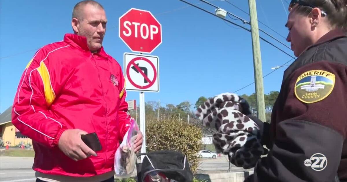 Leon County deputies work to keep homeless residents warm during cold weather