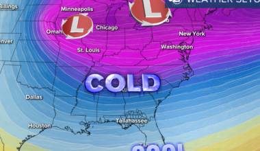 Coldness locked in for several days