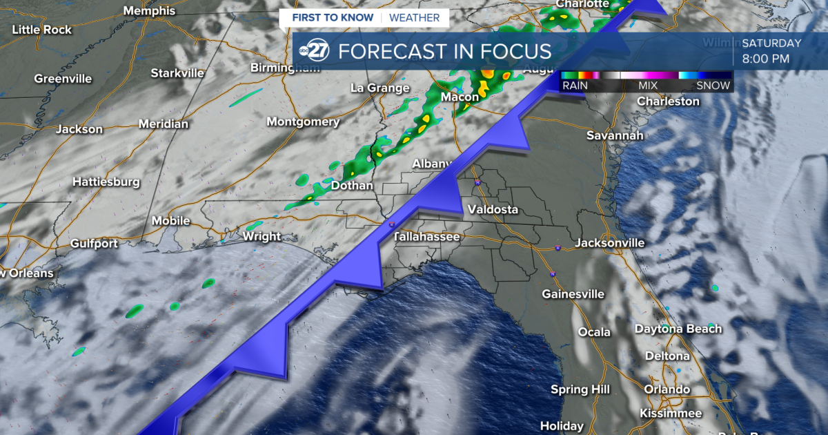 Overnight showers leading to cooler temperatures