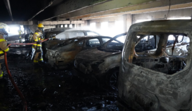 10 cars damaged after fire at Grand Hyatt Hotel parking deck: TFR