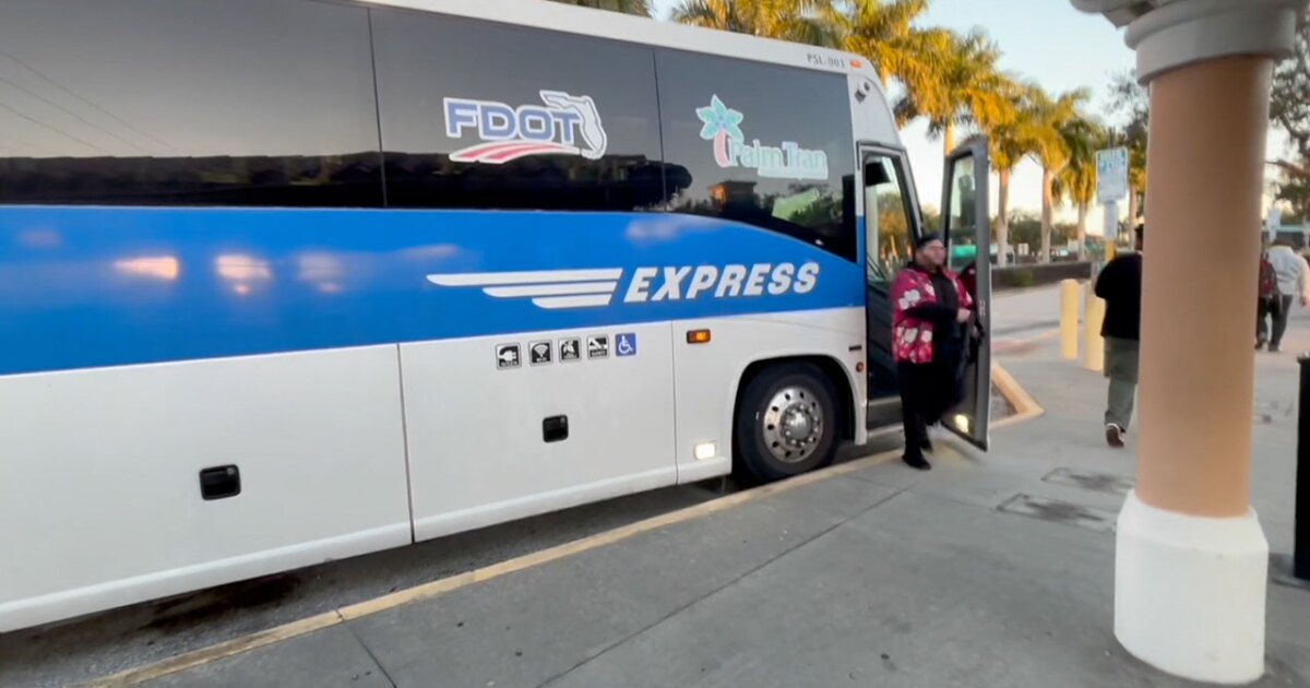 This bus offers affordable travel to West Palm Beach
