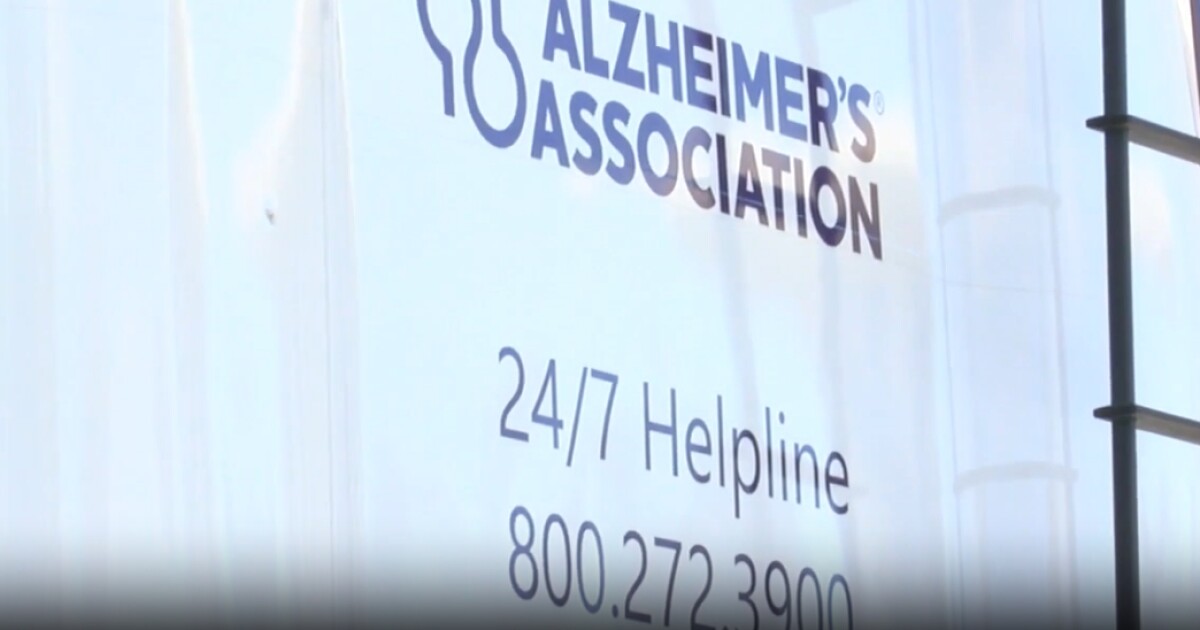 Alzheimer's Association pushes for state funding at Capitol with "Brain Bus"