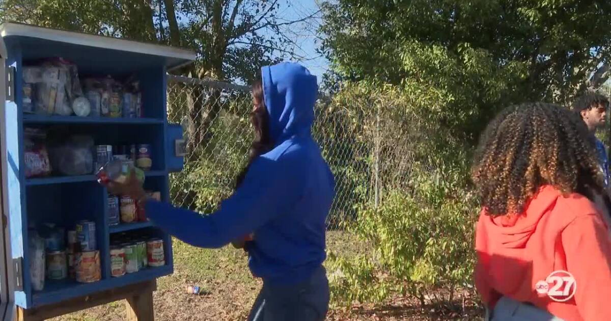 Students restock community help shelves across Leon County in MLK Day of Service
