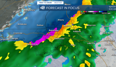 Brief period of winter weather possible Sunday morning