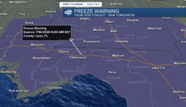 First To Know Weather - A Hard Freeze Tonight