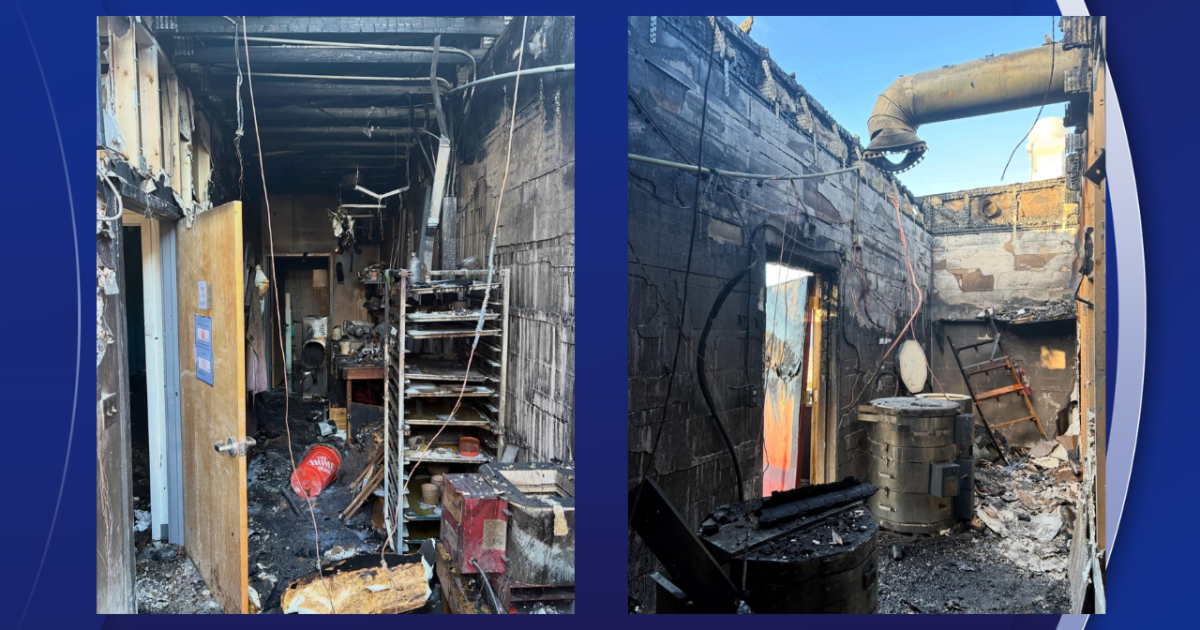 St. Petersburg ceramics studio destroyed after an early morning fire