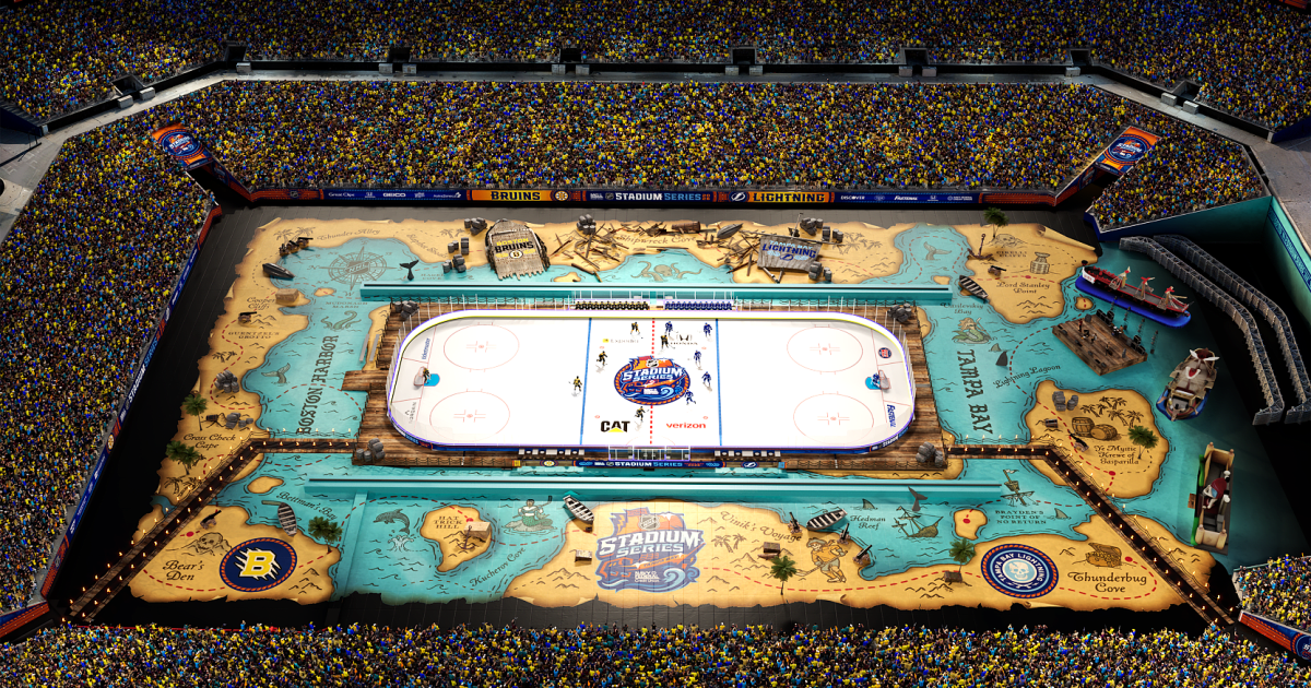 Brrrr-fect for outdoor Tampa hockey: a chilly forecast, Gasparilla themes, Bolts-Bruins