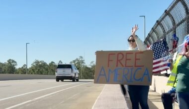 National protest to current political, ICE activities draws a companion event in Estero