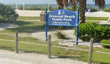 Restoration efforts for Crescent Beach Family Park beginning on Fort Myers Beach
