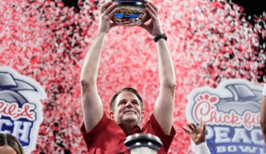 Mendoza throws 5 TD passes as No. 1 Indiana crushes No. 5 Oregon 56-22 in Peach Bowl CFP semifinal