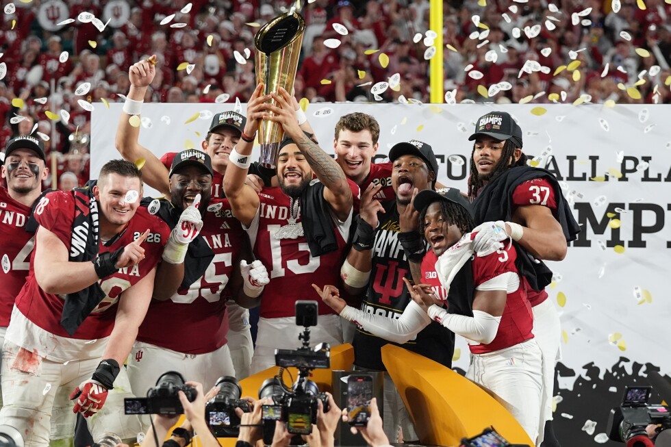 Indiana's CFP victory over Miami averages 33.9 million viewers, most-watched game in 11 years