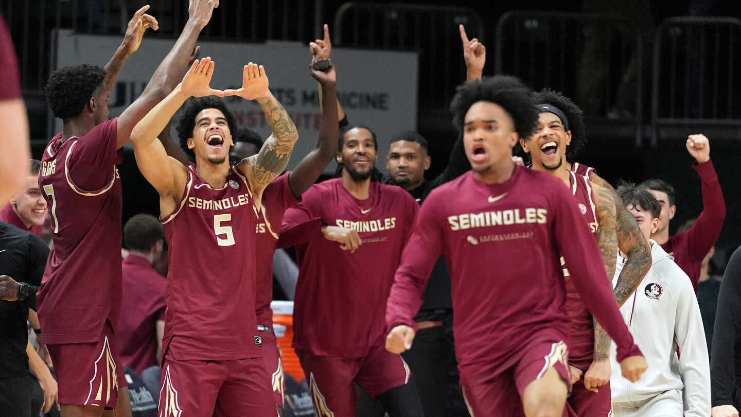 McCray's late free throws push Florida State past Miami 65-63