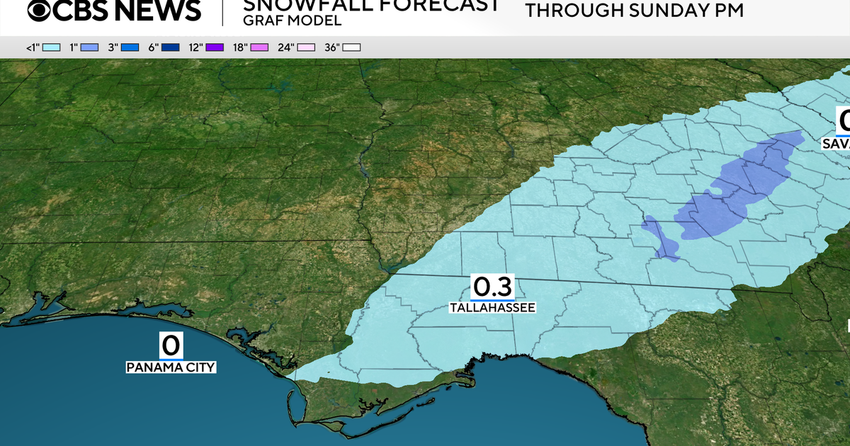Cold front could bring rare snow to parts of Florida, including Tallahassee. What about South Florida?