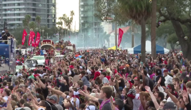 Gasparilla Children’s Parade brings pirate-themed fun to Bayshore Boulevard