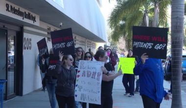 Florida healthcare advocates protest cuts to state's AIDS Drug Assistance Program