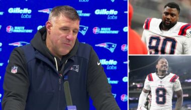Vrabel speaks to media ahead of Miami game; gives update on Diggs, Barmore