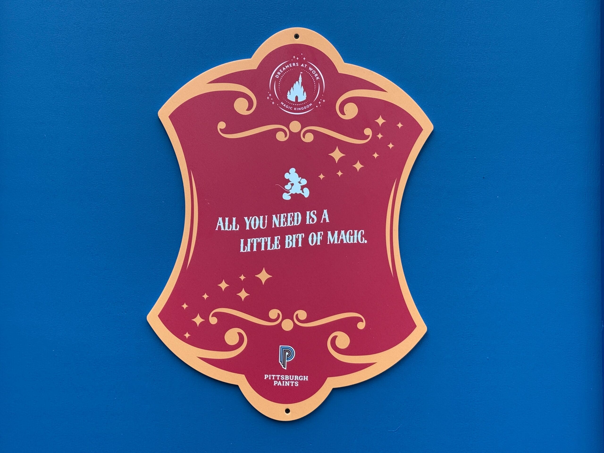 The walls are adorned with themed signs featuring character quotes.