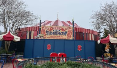 Construction Walls Up at Pete's Silly Sideshow in Magic Kingdom