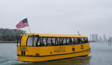New water taxi service launches between Miami and Miami Beach