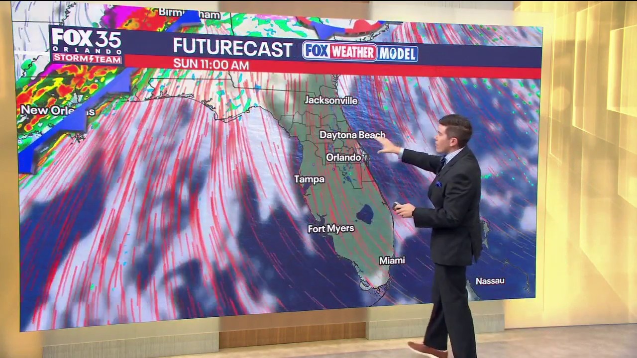 Orlando AM Weather Forecast: Cold front moving toward Central Florida, big cool-down expected 