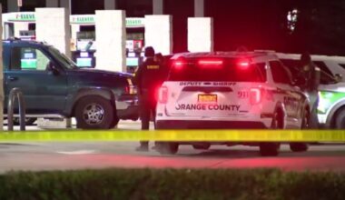 Man injured in shooting at gas station in Orange County, deputies say