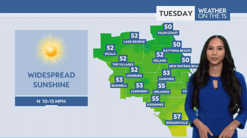 Temperatures to remain cold in Central Florida on Tuesday – Orlando Sentinel