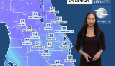 Historically cold air forecast for Central Florida on Saturday – Orlando Sentinel